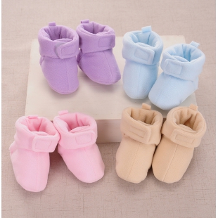 婴儿鞋子0-1岁秋冬宝宝学步鞋 婴儿鞋软底婴儿棉鞋